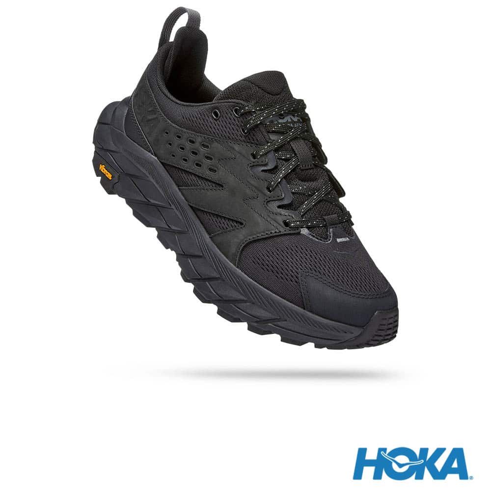 HOKA 男Anacapa Breeze Low 低筒健行鞋黑