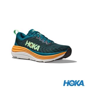 HOKA 男 Gaviota 5 路跑鞋 天空藍/莓果粉