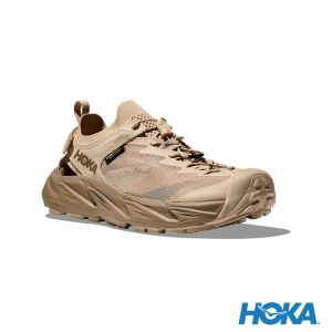 HOKA 女 Hopara 2 健行涼鞋 流沙色/沙丘黃