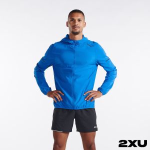 2XU Aero運動外套 星雲藍/反光黑