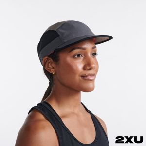 2XU Light Speed慢跑帽 炭灰