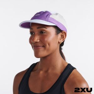 2XU Light Speed Small慢跑帽 淺藍/紫