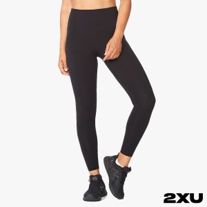 2XU 女 入門高腰Fitness訓練壓縮長褲 黑