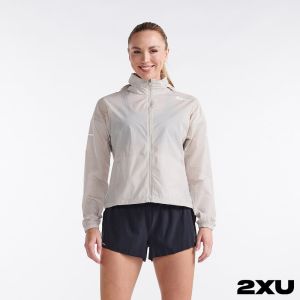 2XU 女 Aero風衣外套 米白/反光白