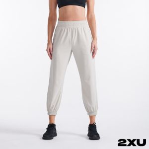 2XU 女 Aero運動長褲 米白/反光白