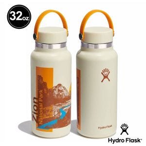 Hydro Flask 32oz/946ml 寬口 提環 保冰 保溫瓶 錫安 國家公園