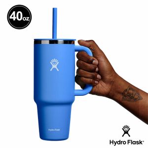 Hydro Flask 40oz/1182ml 吸管 冰霸杯 隨手杯 青鳥藍