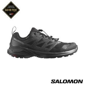 Salomon 男 X-ADVENTURE Goretex 健野鞋 黑/黑/黑