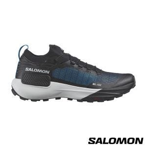 Salomon S/LAB GENESIS 野跑鞋 黑/白/多瑙河藍