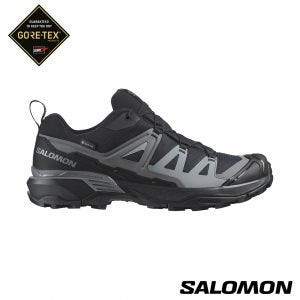 Salomon 男 X ULTRA 360 Goretex 低筒登山鞋 黑/磁灰/靜灰