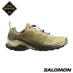 Salomon 男 X-ADVENTURE Goretex 健野鞋 海綿棕/霧霾綠/綠