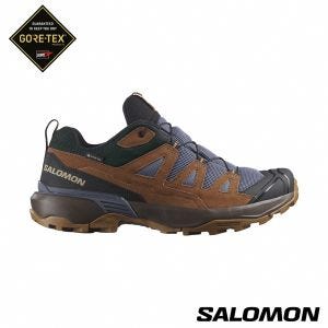 Salomon 男 X ULTRA 360 LTR Goretex 低筒登山鞋 灰/褐/棕