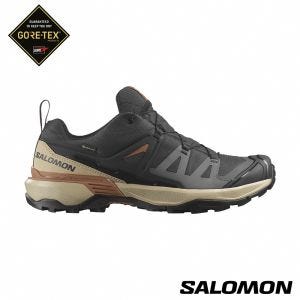 Salomon 男 X ULTRA 360 Goretex 低筒登山鞋 幻灰/灰褐/褐