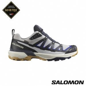 Salomon 男 X ULTRA 360 EDGE Goretex 低筒登山鞋 紫/黑/藍