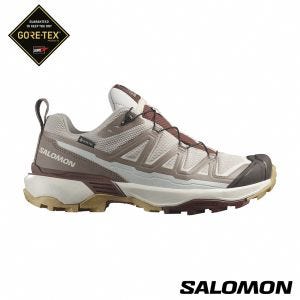 Salomon 女 X ULTRA 360 EDGE Goretex 低筒登山鞋 銀/灰/紅