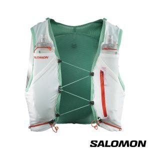 Salomon ADV SKIN 5 水袋背包組 白/光電綠