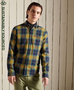 SUPERDRY 男裝 長襯衫 HERITAGE LUMBERJACK 黃綠