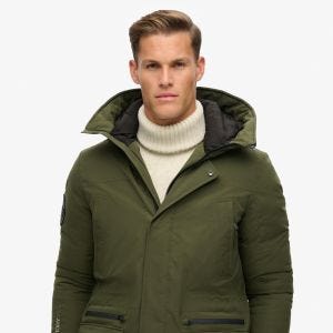 SUPERDRY 英版 男款 保暖外套 City Padded Parka 軍綠