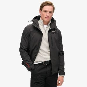 SUPERDRY 英版 男款 軟殼外套 防風防潑水 長袖外套 Softshell Trekker 黑