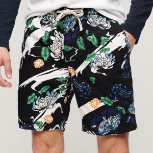 SUPERDRY 男裝 休閒短褲 Bermuda Short 黑