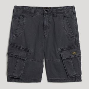 SUPERDRY 男裝 休閒短褲 工裝短褲 Core Cargo Short 板黑