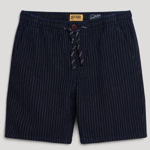 SUPERDRY 男裝 休閒短褲 Indigo Bermuda 斜紋藍