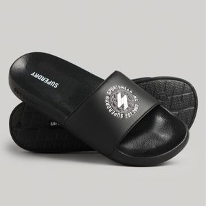 SUPERDRY 男款 拖鞋 CODE PRINTED POOL SLIDE 黑