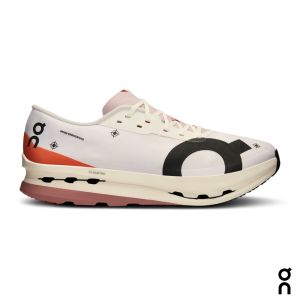【瑞士 On 昂跑】女 路跑鞋 碳板鞋 Cloudboom Echo 3 白/火焰橘