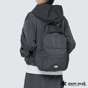 Snow Peak Bright 微光澤後背包 15L  炭灰色