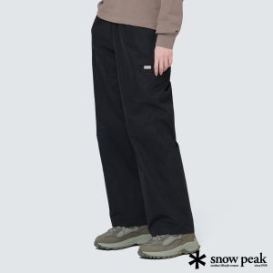 Snow Peak Clend Women's寬版長褲 深炭灰色