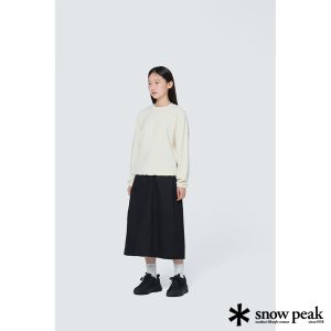 Snow Peak Women's燈心絨圓領套衫 象牙白