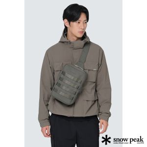 Snow Peak 中性款 Rough肩背包(MOLLE系統) 7L 深卡其色