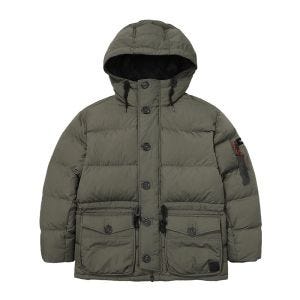 SUPERDRY 韓版 男款 羽絨外套 Duck Down Out Pocket 卡其綠