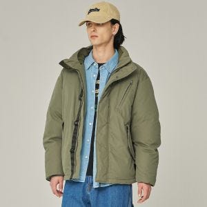 SUPERDRY 韓版 中性款 男女適穿 羽絨外套 CN Utility Duck Down 卡其綠