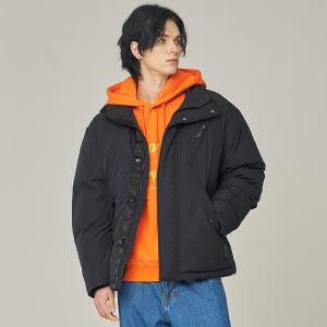 SUPERDRY 韓版 中性款 男女適穿 羽絨外套 NP Utility Duck Down 黑