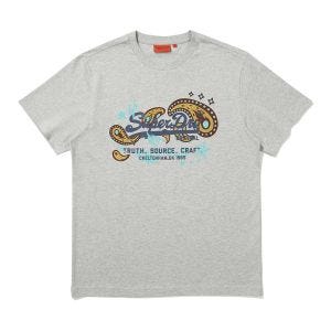 SUPERDRY 韓版 中性款 男女適穿 短袖T恤 短Tee 1985 Paisley 灰