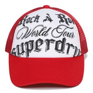 SUPERDRY 韓版 卡車帽 Mesh Trucker Ball Cap2 紅