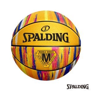 SPALDING 斯伯丁 SP 大理石系列 黃彩 橡膠 7號