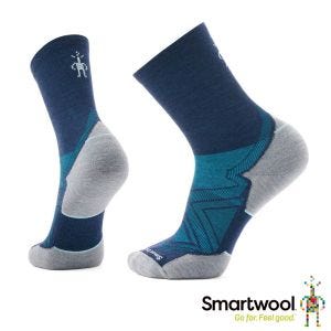 Smartwool 機能 跑步 局部 輕量 減震 中筒襪 深海軍藍