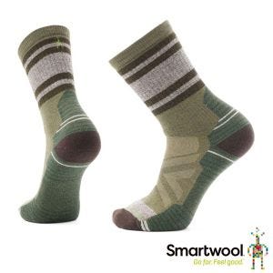 Smartwool 機能 戶外 中級 減震 印花 中長襪 中筒襪 苔蘚綠