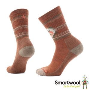 Smartwool 日著 中長襪-Hookset 暗橙