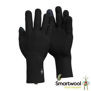 Smartwool Thermal 美麗諾 羊毛 手套 黑色