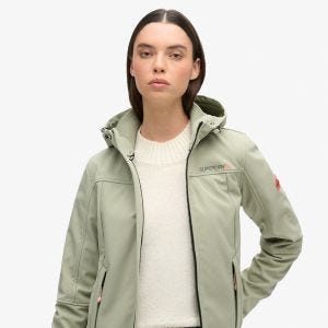 SUPERDRY 英版 女款 防風防潑水 長袖外套 Classic Trekker 海草綠