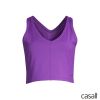 Casall Sharp Back Sport Top 背心 紫丁香