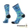 Smartwool 局部輕量減震PRINT運動中長襪-魔幻絢麗 藍